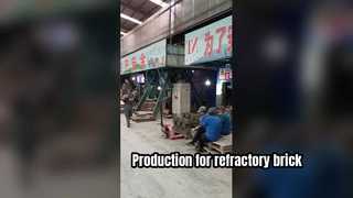 Refractory brick production line